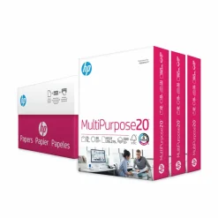 HP Papers MultiPurpose20 Paper, 96 Bright, 20 lb Bond Weight, 8.5 x 11, White, 500 Sheets/Ream, 3 Reams/Carton