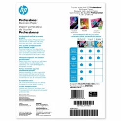 HP Professional Q1987A Business Printer Paper, Glossy White, Letter (8.5" x 11"), 150 Sheets Per Pack, 48 Lb, 97 Brightness