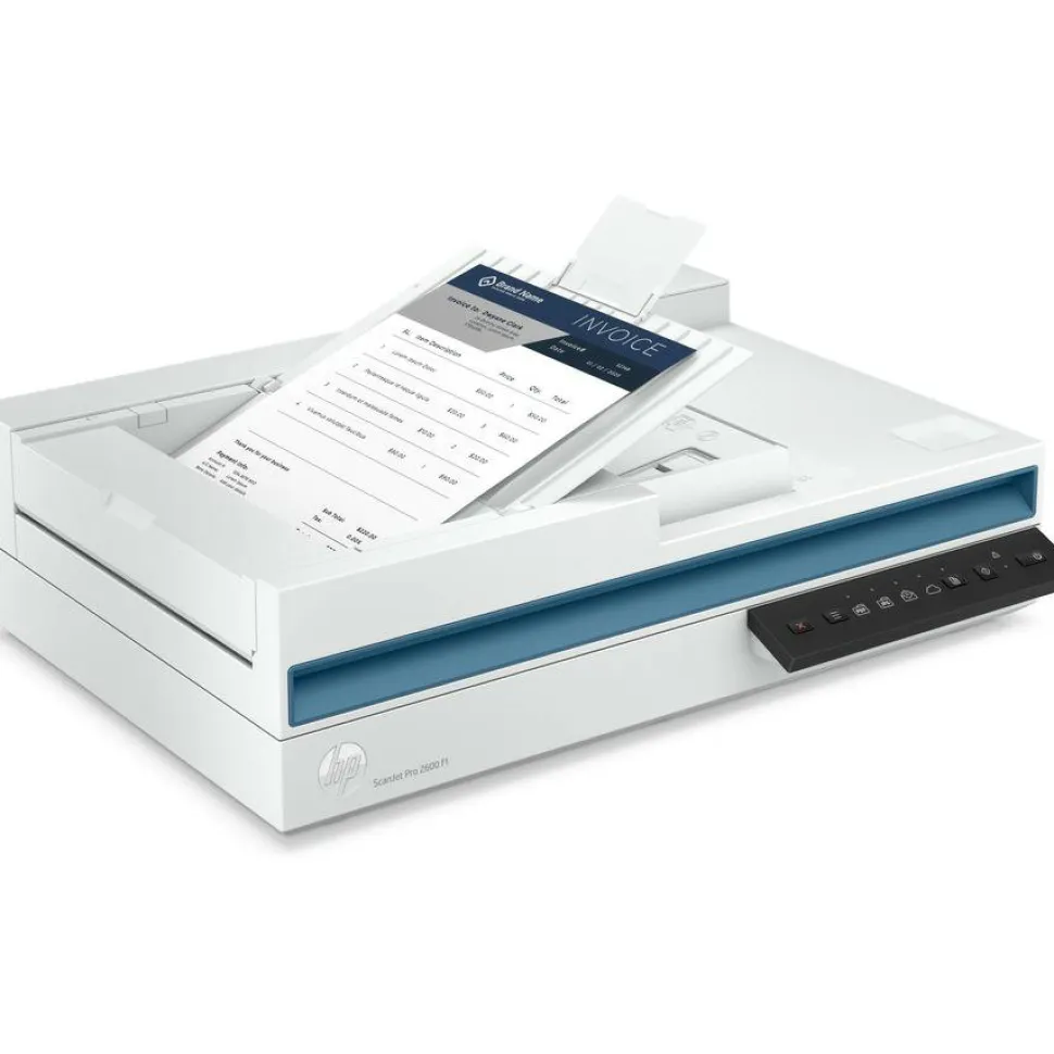 HP ScanJet Pro 2600, 1200 dpi Optical Resolution, 60-Sheet Duplex Auto Document Feeder