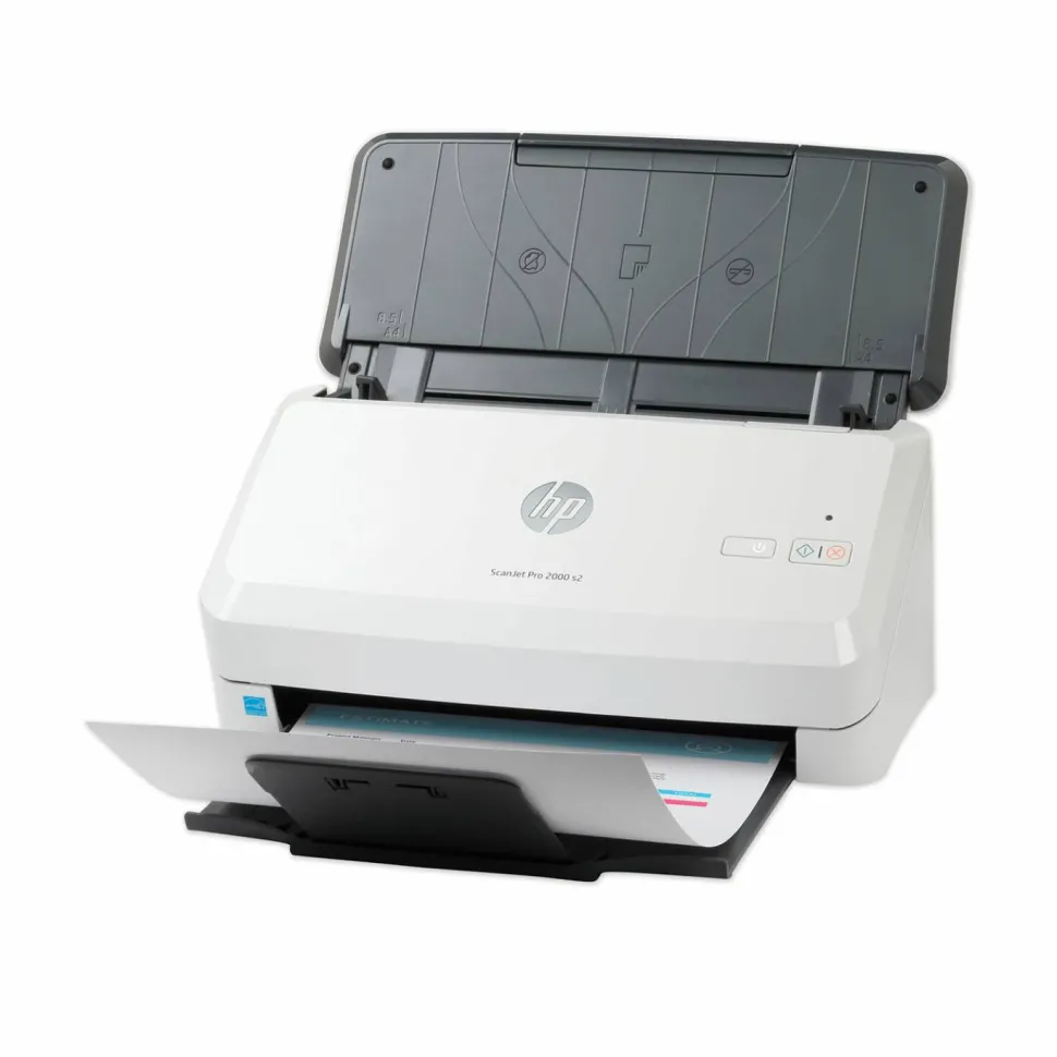 HP ScanJet Pro 2000 s2 Sheet-Feed Scanner, 600 dpi Optical Resolution, 50-Sheet Duplex Auto Document Feeder