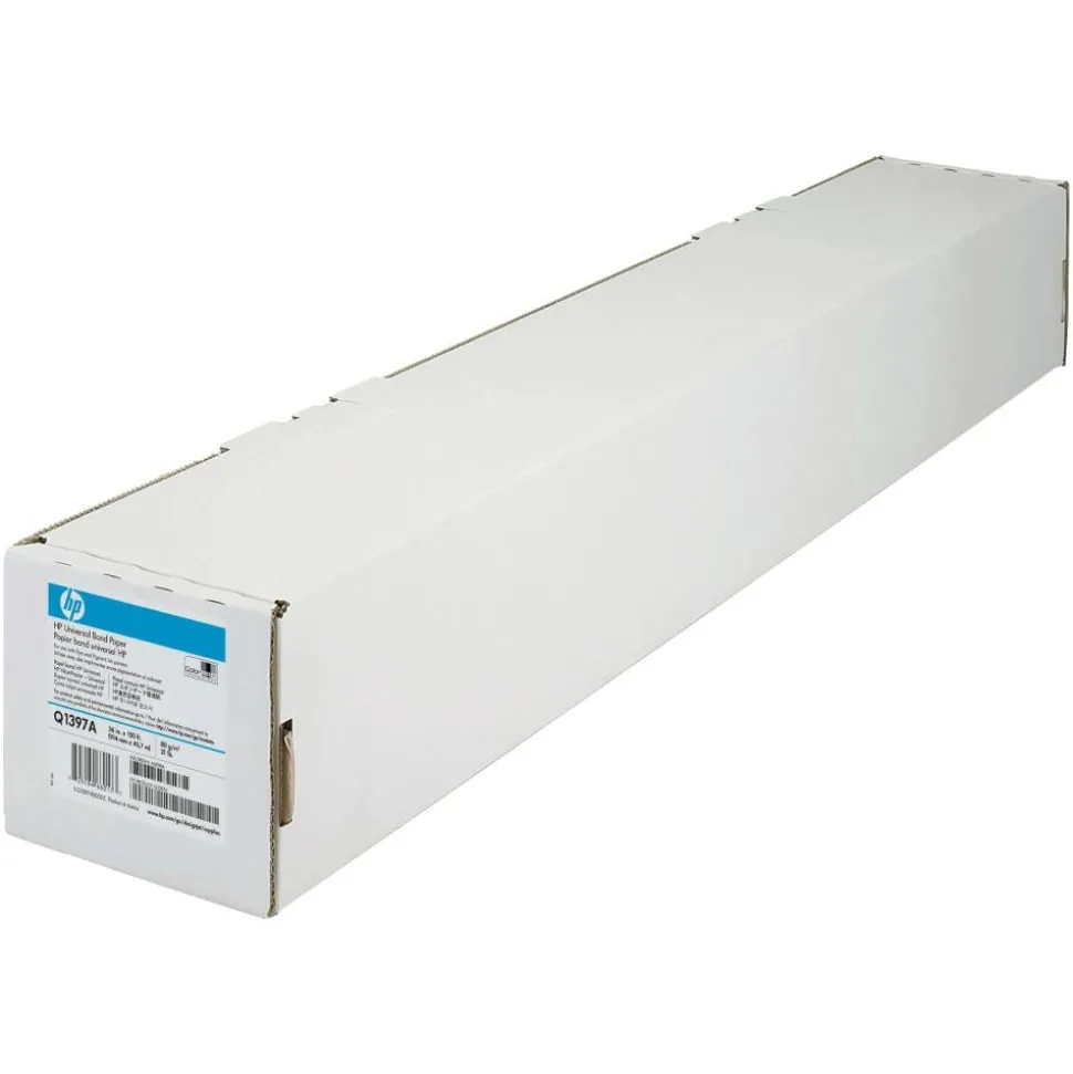 HP Universal Inkjet Bond Paper Roll, Uncoated, 36" x 150'