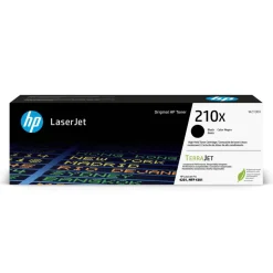 HP 210X Black High Yield Toner Cartridge, W2100X