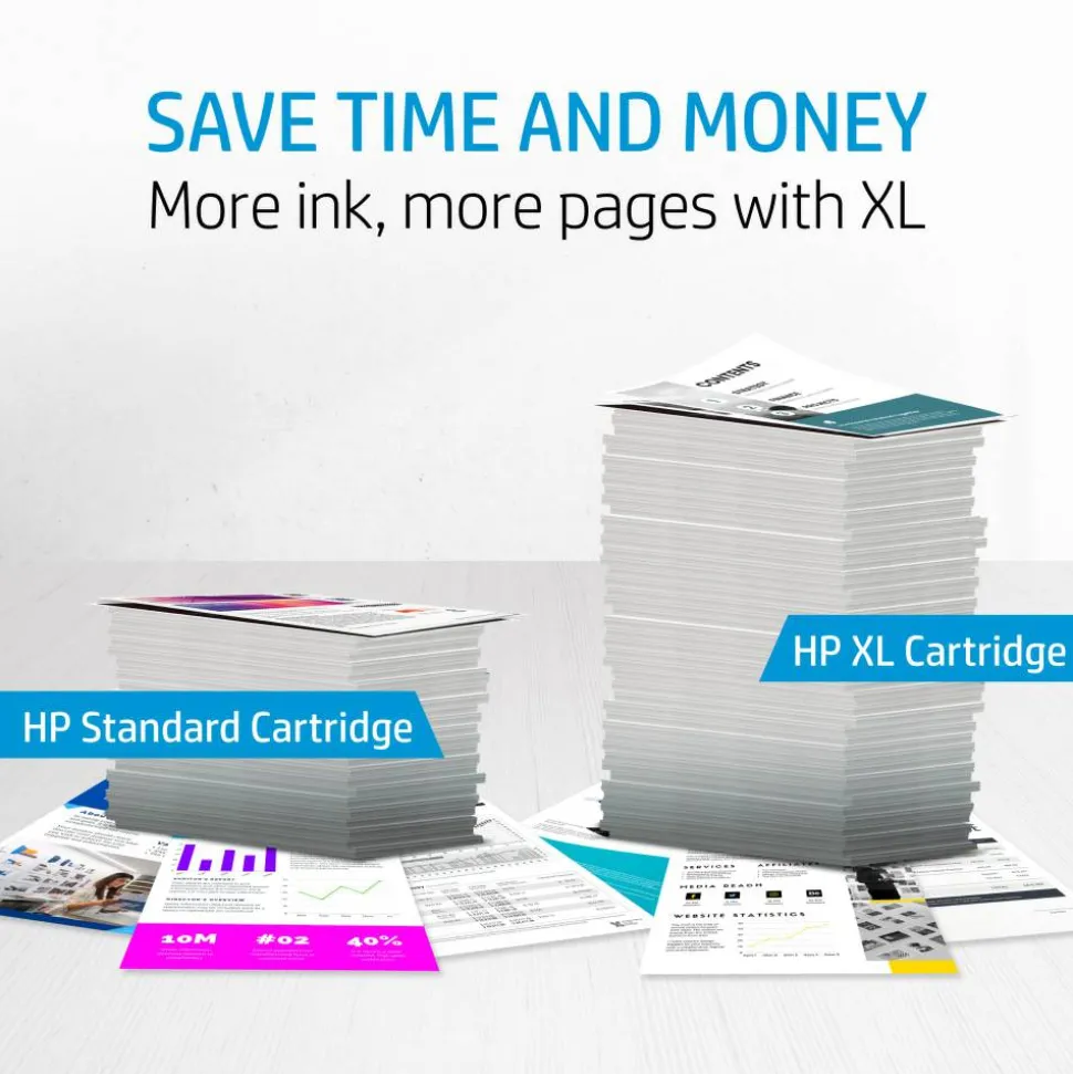 HP 952XL Black/952 Cyan; Magenta; Yellow High-Yield Ink Cartridges, Pack Of 4, N9K28AN