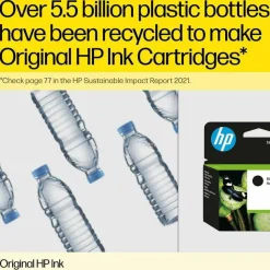 HP 952XL Black High-Yield Ink Cartridge, F6U19AN