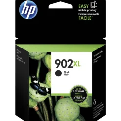 HP 902XL Black High-Yield Ink Cartridge, T6M14AN
