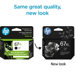 HP 67XL, (3YM57AN) High-Yield Black Original Ink Cartridge