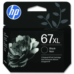 HP 67XL, (3YM57AN) High-Yield Black Original Ink Cartridge