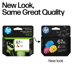 HP 67XL, (3YM58AN) High-Yield Tri-Color Original Ink Cartridge