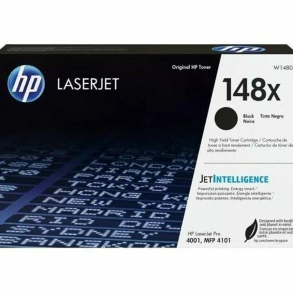HP 148X Original High Yield Laser Toner Cartridge - Black - 1 Each
