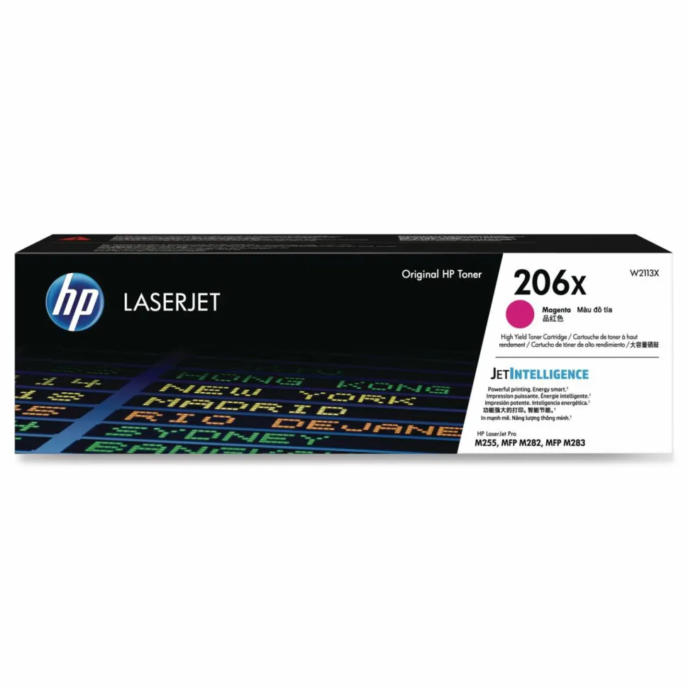 HP 206X, (W2113X) High-Yield Magenta Original LaserJet Toner Cartridge