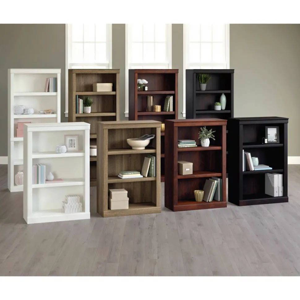 72"H 5-Shelf Bookcase, Arctic White