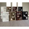72"H 5-Shelf Bookcase, Mulled Cherry