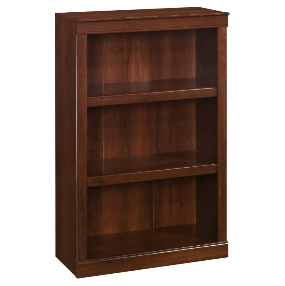 45"H 3-Shelf Bookcase, Mulled Cherry