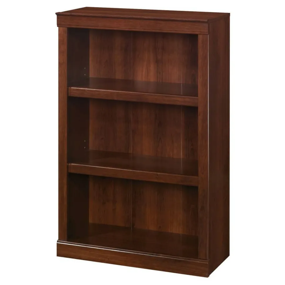 45"H 3-Shelf Bookcase, Mulled Cherry