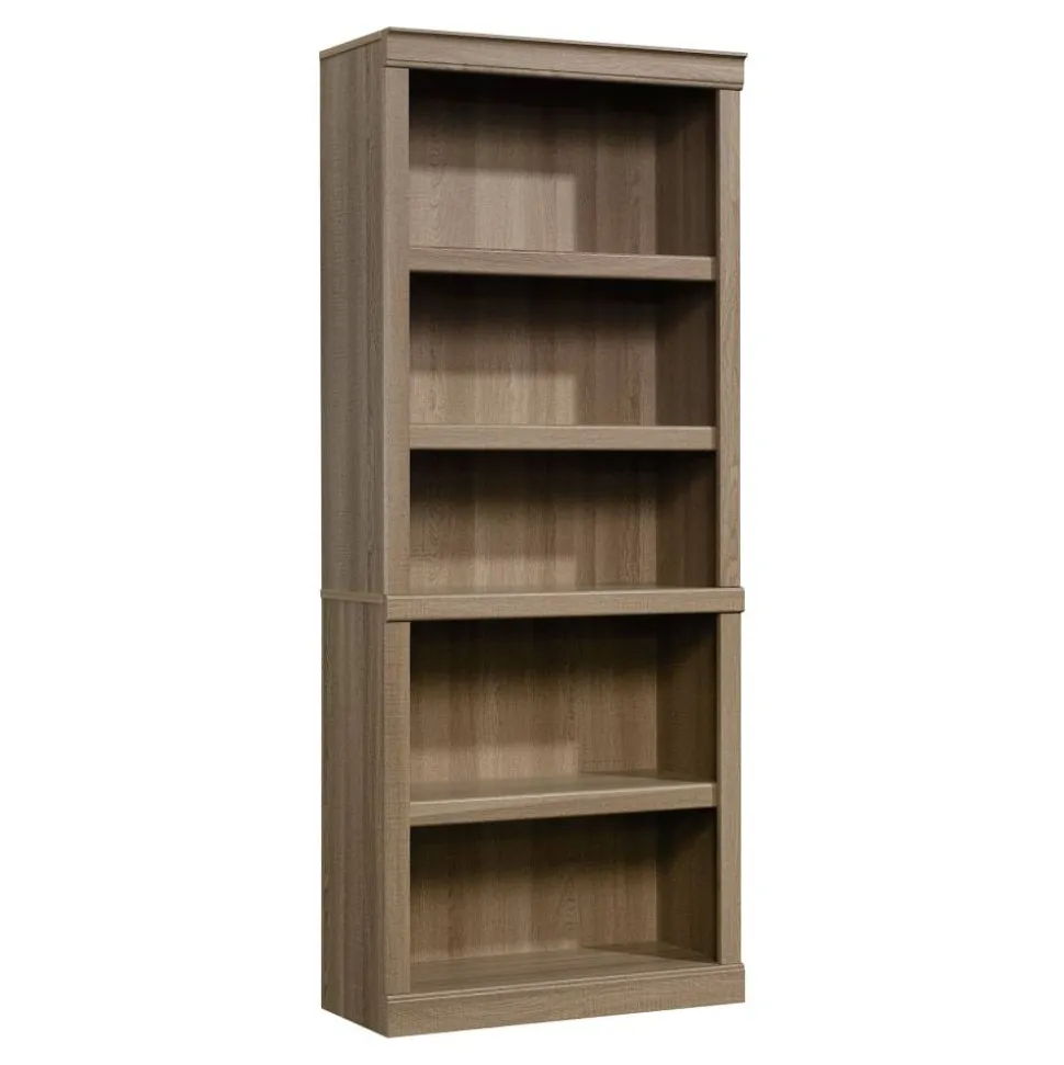 72"H 5-Shelf Bookcase, Spring Oak