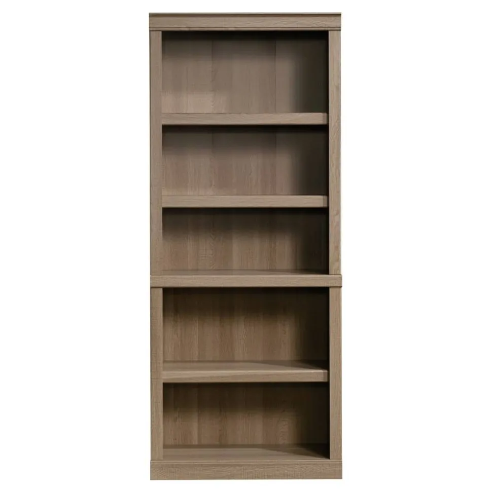 72"H 5-Shelf Bookcase, Spring Oak