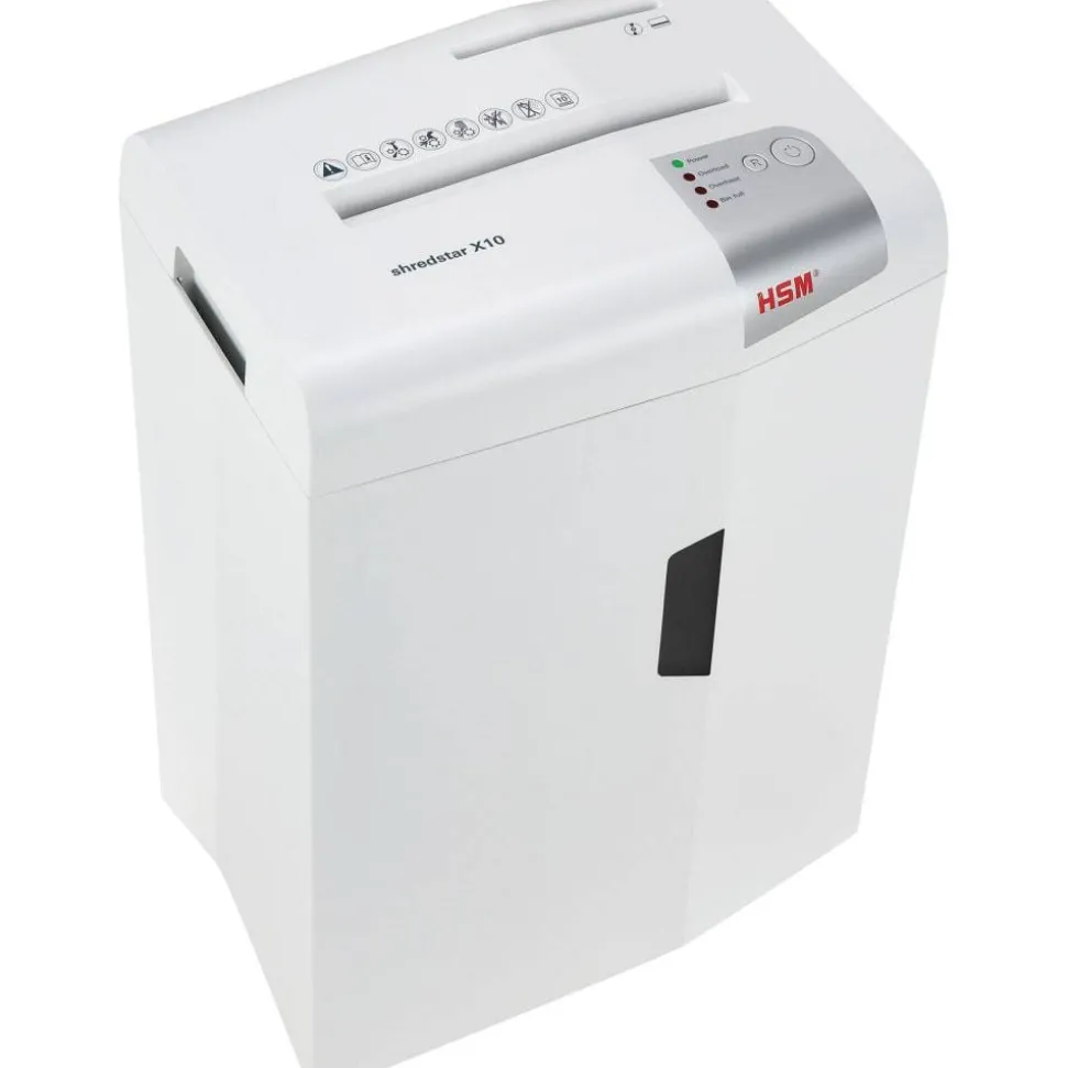 HSM Shredstar 10 Sheet Cross-Cut Shredder, X10