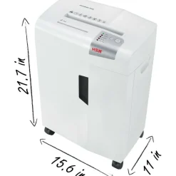 HSM shredstar X20 Cross Cut Shredder - Cross Cut - 20 Per Pass - 6.9 gal Waste Capacity