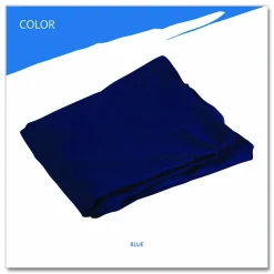 Iceberg Stretch Fabric Table Cover, 72" x 30", Blue