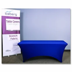 Iceberg Stretch Fabric Table Cover, 72