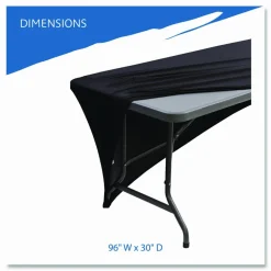 Iceberg Stretch Fabric Table Cover, 96