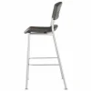 Iceberg CaféWorks Bistro Stool, Graphite/Silver
