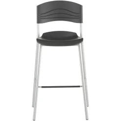 Iceberg CaféWorks Bistro Stool, Graphite/Silver