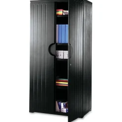 Iceberg OfficeWorks Storage Cabinet, 72"H x 36"W, Black