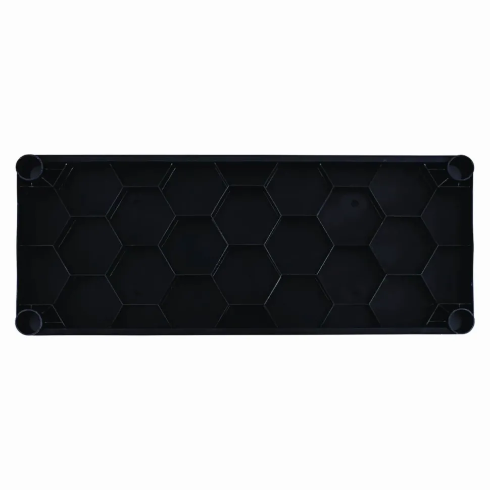 Iceberg 4-Shelf Open Storage System, Black