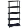 Iceberg 5-Shelf Open Storage System, Black