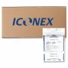 Iconex Clear Dual Deposit Bags with Tamper Evident Closure, Plastic, 11" x 15", Clear, 100/Pack