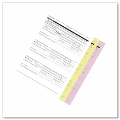 Iconex Digital Carbonless Paper, 3-Part, 8.5 x 11, White/Canary/Pink, 1, 670/Carton
