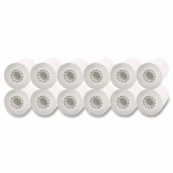 Iconex Direct Thermal Printing Thermal Paper Rolls, 2.25" x 80 ft, White, 12/Pack
