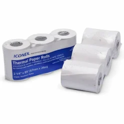 Iconex Direct Thermal Printing Thermal Paper Rolls, 2.25