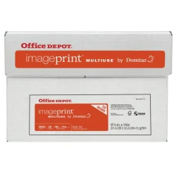 ImagePrint Multi-Use Printer & Copy Paper, White, Legal (8.5" x 14"), 5000 Sheets Per Case, 20 Lb, 98 Brightness, FSC Certified