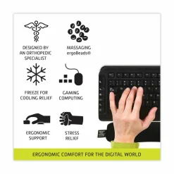 IMAK ergoBeads Keyboard Support, Black