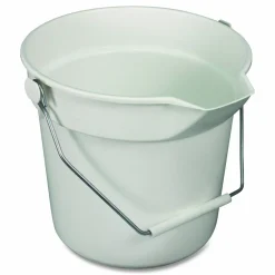 Impact Deluxe Heavy-Duty Bucket, Polypropylene, Gray, 10.63