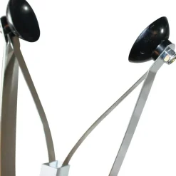 Impact E-Z Grabber Aluminum, 4" to 2.6 ft, Stainless Steel/Black