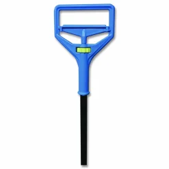 Impact Janitor Style Screw Clamp Mop Handle, 64", Blue