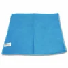 Impact Lightweight Microfiber Cloths, 16 x 16, Blue, 12/Pack, 18 Packs/Carton