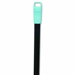 Impact Lobby Dust Pan Broom, 36.86" Length, Black/Blue, 12/Carton