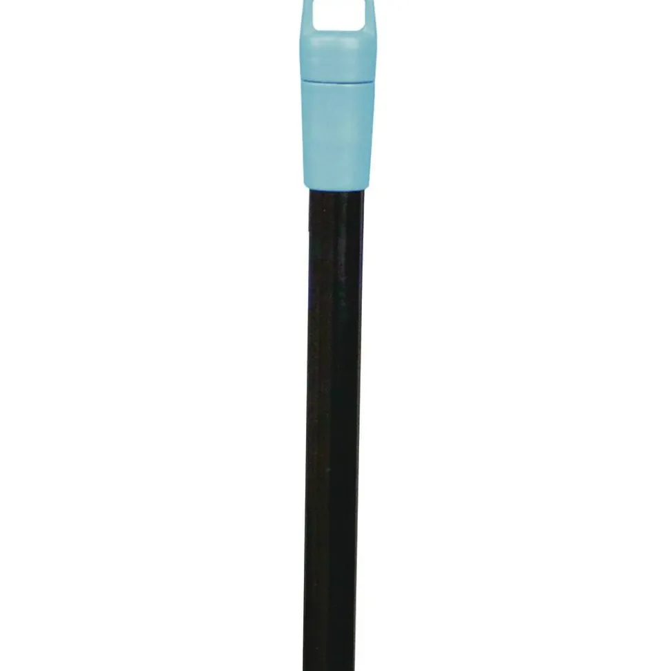Impact Lobby Dust Pan Broom, 36.86" Length, Black/Blue, 12/Carton