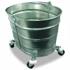 Impact Metal Mop Bucket, 26 qt, Steel