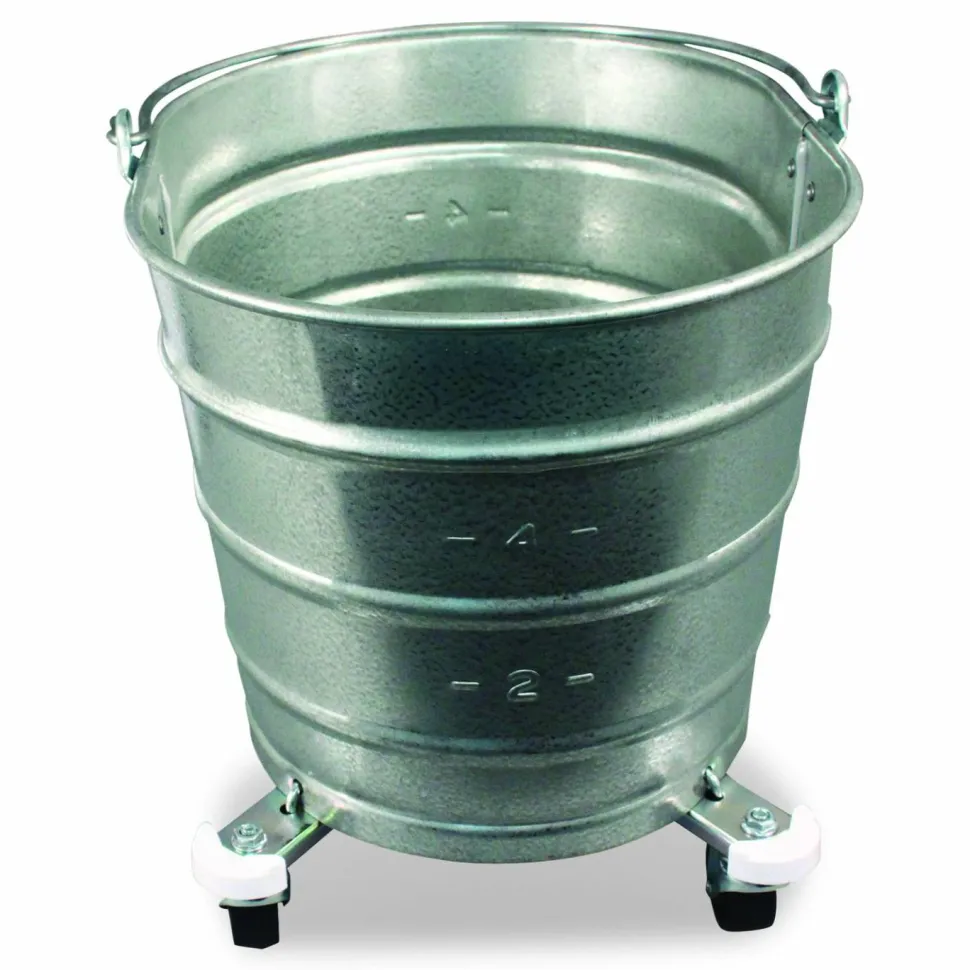 Impact Metal Mop Bucket, 26 qt, Steel