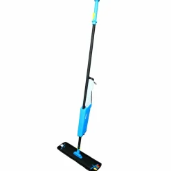 Impact Mopster 2.0 Microfiber Bucketless Mop, 16.25 x 3.25 Blue Microfiber Head, 57" Black Aluminum Handle