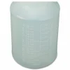 Impact Plastic Bottles with Graduations, 24 oz, Clear, 24/Carton