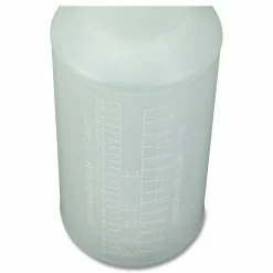 Impact Plastic Bottles With Graduations, 32 Oz, Clear, Carton Of 12 Bottles