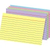Index Cards, 4" x 6", Rainbow, Pack Of 100