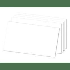 Index Cards, Blank, 5" x 8", White, Pack Of 300, OD10005