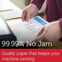 Inkjet And Laser Paper, 1 Ream, White, Letter Size (8 1/2" x 11"), Ream Of 500 Sheets, 28 Lb, 98 Brightness